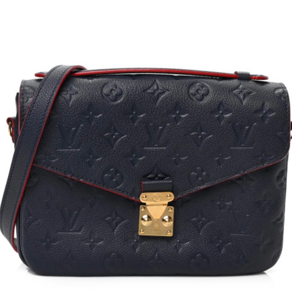 LOUIS VUITTON
Empreinte Pochette Metis Marine Rouge
